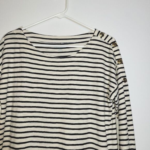 Soft Surroundings Striped Lace Dress Small - Picture 3 of 10